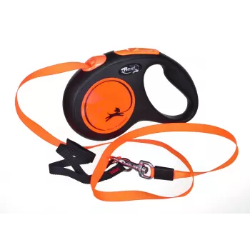 FLEXI nowy Neon M - smycz automatyczna - 5 m