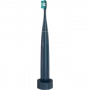 Bezprzewodowa szczoteczka do zębów, granatowa, 3 końcówki, 1400 mAh, funkcje: miękka, czyszcząca, masująca, wybielająca, zamiatająca