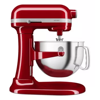 KitchenAid 5KSM60SPXEER mikser stojący 375 W szary, czerwony, stal nierdzewna
