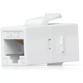 UBIQUITI CAT6 KEYSTONE COUPLER, 12-PACK. PRZELOTOWY MODUŁ KEYSTONE CAT6 DO BEZSZWOWEGO ŁĄCZENIA ZAKOŃCZONYCH FABRYCZNIE KABLI ETHERNET