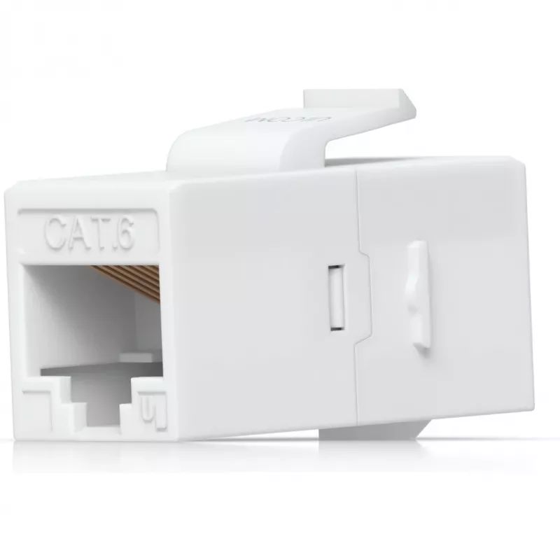 UBIQUITI CAT6 KEYSTONE COUPLER, 12-PACK. PRZELOTOWY MODUŁ KEYSTONE CAT6 DO BEZSZWOWEGO ŁĄCZENIA ZAKOŃCZONYCH FABRYCZNIE KABLI ETHERNET