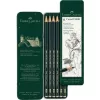 Ołówek grafitowy Faber-Castell 9000 zielony Wood 6 szt.