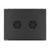 Lanberg naścienna szafa instalacyjna rack 19'' 15U 600x450mm czarna (drzwi szklane)