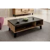 Cama LOTTA 110 Stolik kawowy dąb wotan/mat czarny