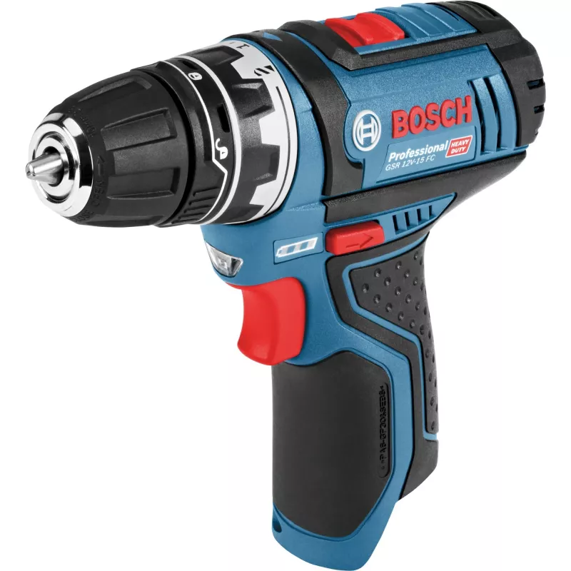 Bosch GSR 12V-15 FC Professional 1300 obr./min beznarzędziowy 600 g czarny, niebieski