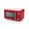 Solo kuchenka mikrofalowa ETA Storio czerwony Solo — 20 l, 700 W, 5 poziomów mocy, talerz obrotowy 245 mm