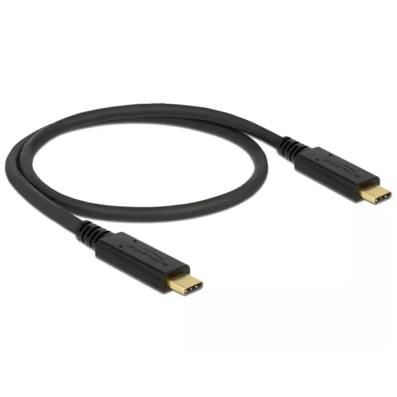 Kabel USB DeLOCK 83042 USB 3.2 Gen 2 0,5 m USB‑C czarny