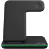Stacja ładująca Canyon Wireless Charger Dock 3in1 QI dla Apple 15W czarna detal
