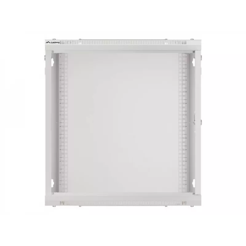 Szafa rack wisząca Lanberg 19'' 12U 600x600mm szara (drzwi szklane)