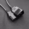 Kabel zasilający Qoltec 53991 czarny 1,2 m złącze C20 C13