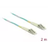 Kabel światłowodowy DeLOCK LC na LC wielomodowy OM3 2 m