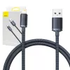Kabel Baseus Crystal Shine USB na Lightning, 2,4 A, 1,2 m (czarny)