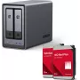 UGREEN NASync DXP2800 2-zatokowy system NAS z 2 × Western Digital 8TB WD80EFPX