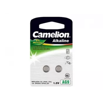Bateria pastylkowa CAMELION AG9 (alkaliczna) – 2 szt. do małej elektroniki, model 12050209