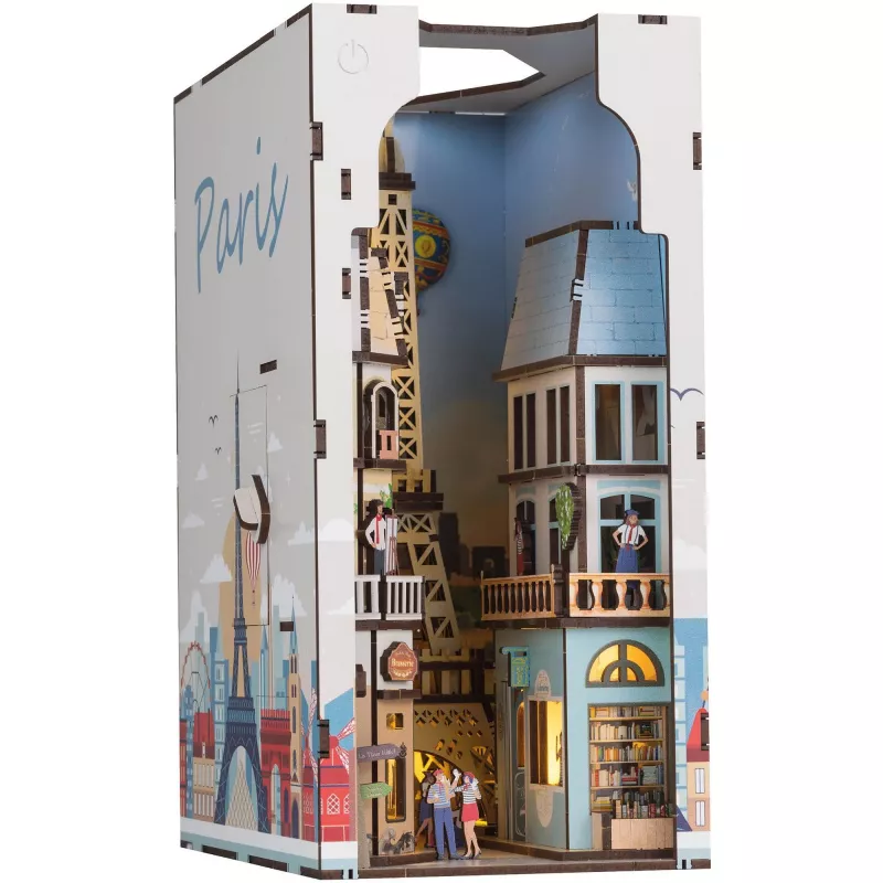 Zestaw do tworzenia REVELL Tiny Adventures „Paris” — miniaturowy model z papieru, kreatywne hobby