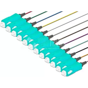 Lightwin PIG 50 SC-12 2.0 OM3 kabel światłowodowy 2 m wielokolorowy (PIG 50 SC-12 2.0 OM3)