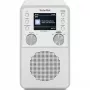 Radio cyfrowe TECHNISAT DigitRadio 317 biały — odbiór FM i DAB+, kompaktowa konstrukcja stołowa