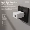 Ładowarka sieciowa USB GaN DIGITUS DA-10301 — 30 W, 1× USB-C, 1× USB-A, 100–240 V, biała