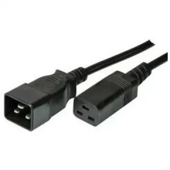 Kabel ShiverPeaks C19/C20 M/F 5m Czarny złącze C20