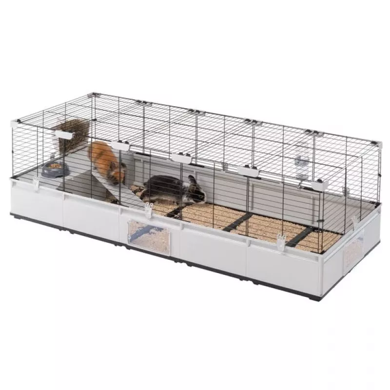 FERPLAST Modular 4 - klatka dla królika i świnki morskiej domowej - 179 x 72 x 56cm