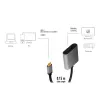LogiLink CUA0102 Kabel USB 3.2 Gen1 Typu-C do DisplayPort 0,15 m Czarny