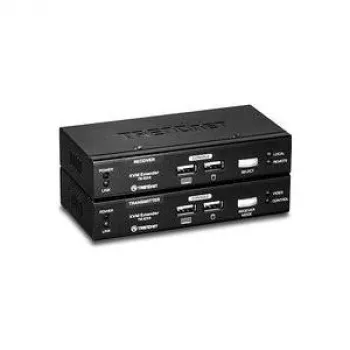 TRENDnet TK-EX4 Zestaw przedłużacza KVM - Extender KVM - USB - do 100 m (TK-EX4)