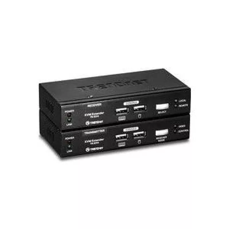 TRENDnet TK-EX4 Zestaw przedłużacza KVM - Extender KVM - USB - do 100 m (TK-EX4)