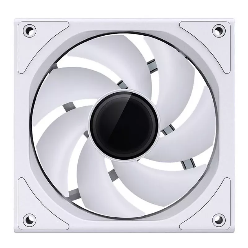 Wentylator chłodzący Jonsbo ZK-120W 3in1 A-RGB biały — 120 mm, podświetlenie A-RGB