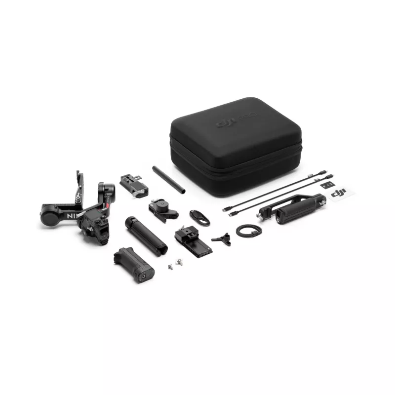 Stabilizator ręczny do kamery DJI RS 4 Combo Czarny Aluminium 12h bateria