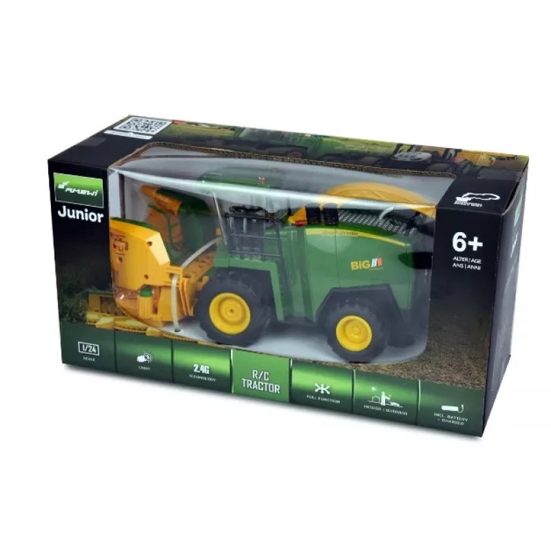 Traktor Amewi Toy sieczkarnia polowa RC silnik elektryczny 1:24
