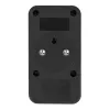 Rozgałęźnik zasilania MACLEAN MCE249 F/B — 2 gniazda AC (16A + 6A) z 2×USB-A i 2×USB-C PD 20W, wtyk EU, czarny