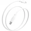 Kabel silikonowy 4smarts USB-C / USB-C High Flex 60W 1,5m biały