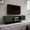 EF ONDA szafka RTV 180.5x40xH58.39 zielony (stojąca lub montowana na ścianie)