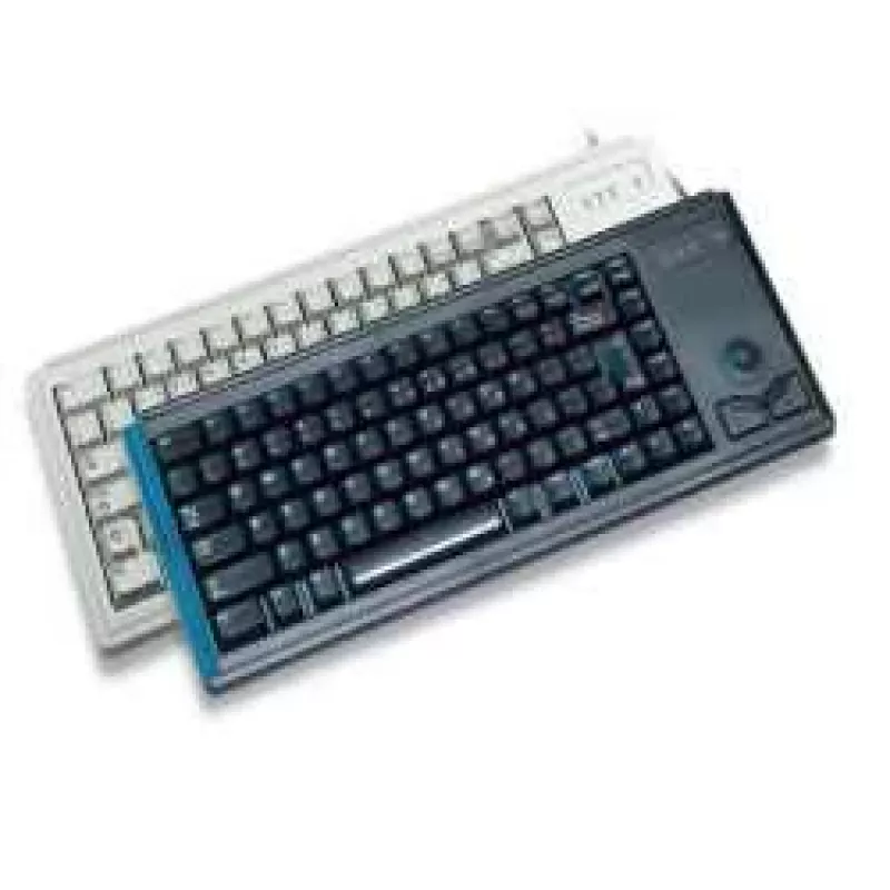 CHERRY TAS G84-4400 Przewodowa, układ US, jasnoszara, TRACKBALL USB