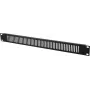 Panel przedni Omnitronic ZL-19 sw 1HE — 1U, czarny panel przedni do szafy rack 19 cali