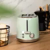 Toster Toast&Taste 1000 Retro Double Green (zielony, 980 W, na 2 kromki tostów)
