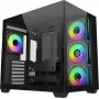 Obudowa PC Cooler Master Elite 681 (E681-KHNN-S00) ATX Midi Tower, Czarna, 1×3,5 cala + 2×2,5 cala, 2×USB 3.0, 4×120mm ARGB, Bok z hartowanego szkła