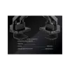 Manhattan Dual Desk Mount do telewizorów i monitorów (pełny ruch, sprężyna gazowa) z wbudowaną stacją dokującą, do ekranów do 27 cali, porty (x7): Ethernet, HDMI (x2), USB-A (x3) i USB-C, zasilanie Power Delivery (100 W) do portu USB-C (wymagana oddzielna ładowarka ścienna / kabel USB-C), VESA: 75x75 i 100x100 mm