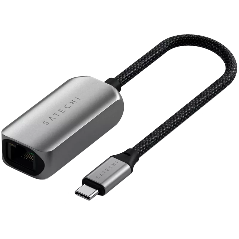 Adapter USB-C Satechi (1x wtyczka USB-C, 1x Gigabit LAN (1/2,5 Gbit/s)) ST-AE25M