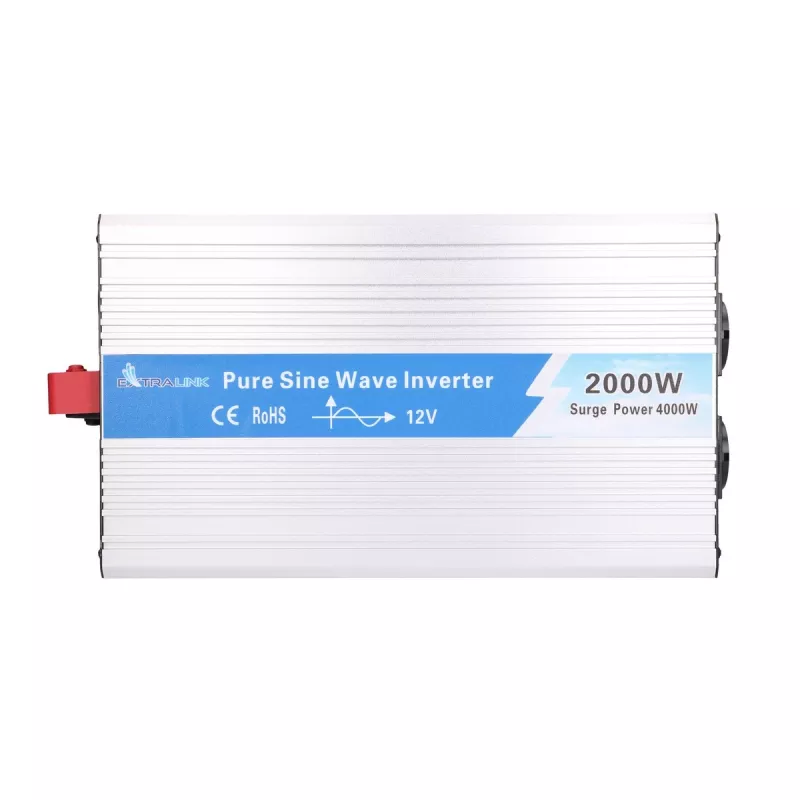 Extralink OPIP-2000W | Przetwornica napięcia | samochodowa 12V, 2000W czysta sinusoida