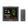 Stacja pogodowa BLAUPUNKT WS25BK — monitor temperatury i wilgotności wewnątrz i na zewnątrz, czarny, 1 czujnik, wyświetlacz LCD