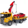 Zestaw pojazdów Scania Super 560R – pomoc drogowa i roadster