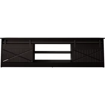 RTV GRANERO 200x56.7x35 czarny/czarny połysk Szafka