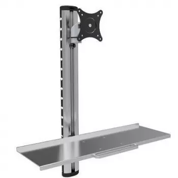 Uchwyt do monitora Techly ICA-PLW 01 68,6 cm (27 cali) ścienny srebrny