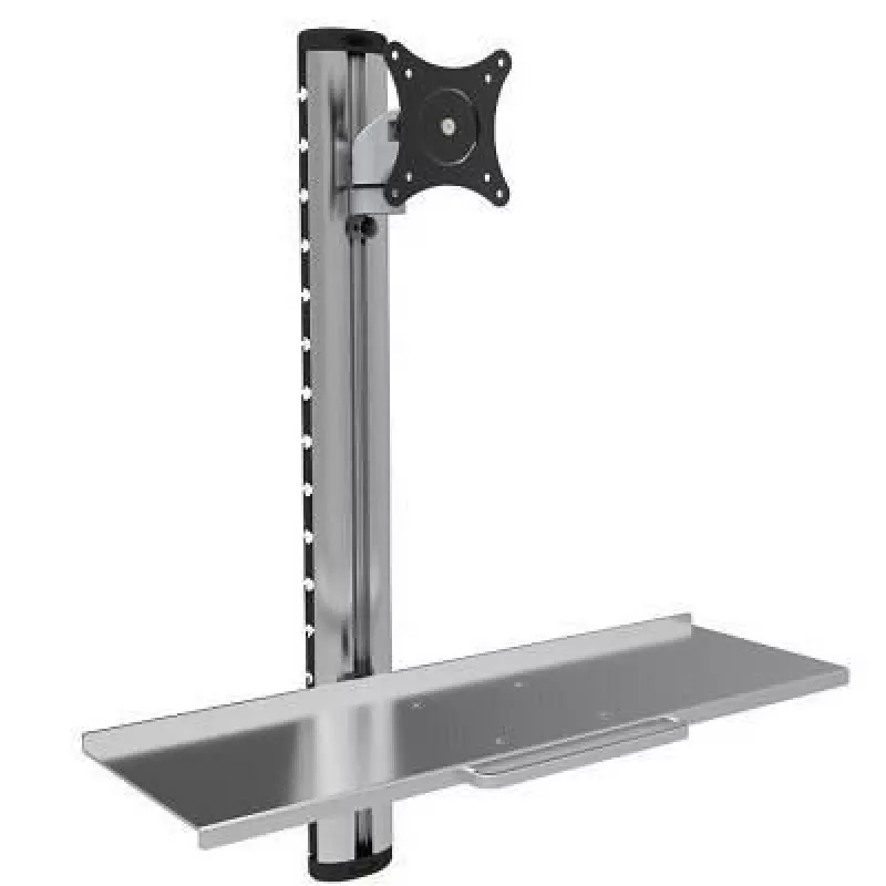 Uchwyt do monitora Techly ICA-PLW 01 68,6 cm (27 cali) ścienny srebrny