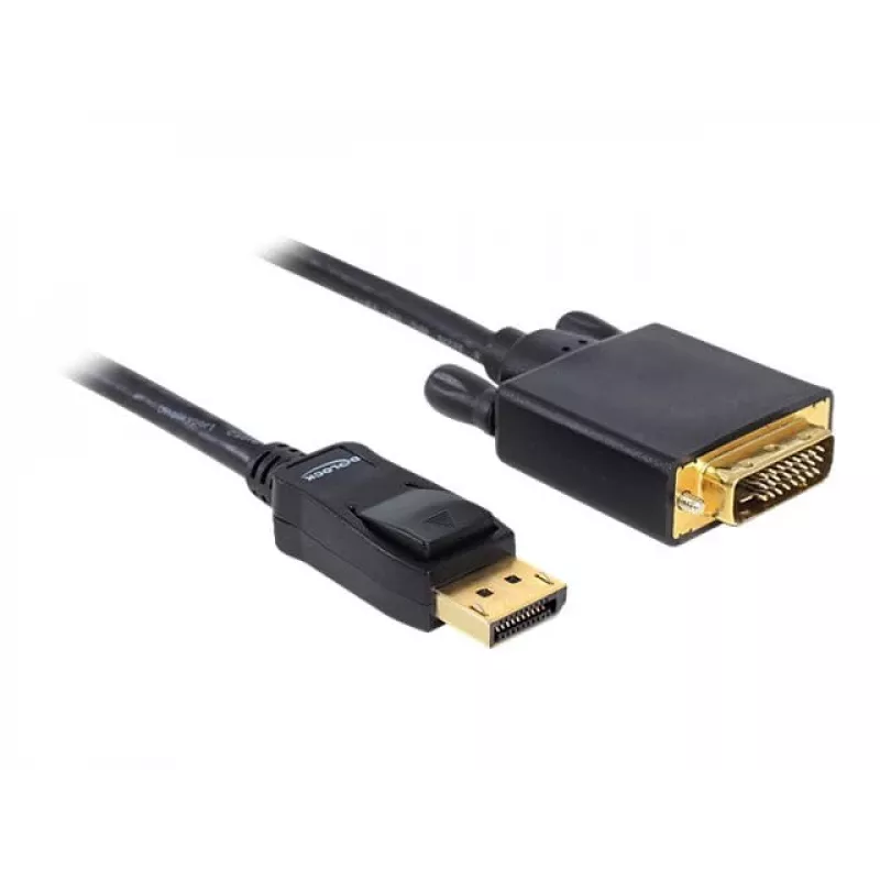 Kabel DeLOCK DisplayPort na DVI 24+1 wtyk/wtyk 2m