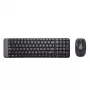 Logitech Wireless Combo MK220 - Zestaw klawiatury i myszy - bezprzewodowy - 2,4 GHz - włoski - ciemnoszary (920-003721)