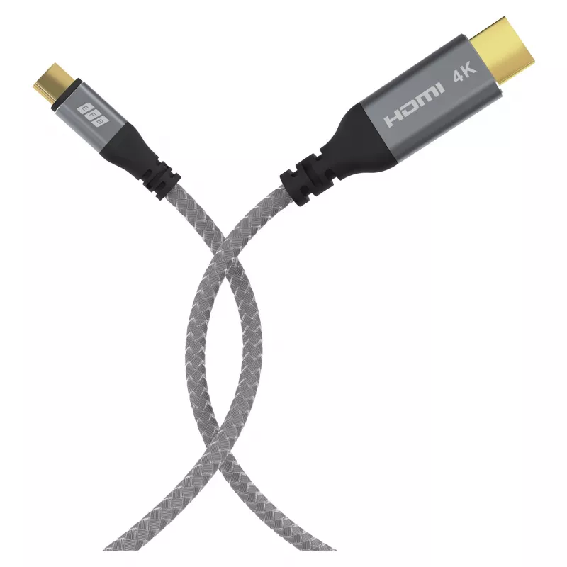 EFB Elektronik Kabel USB-C na HDMI 4K30Hz Szary - Kabel - Cyfrowy/Dane (USB-HDMI-00001)