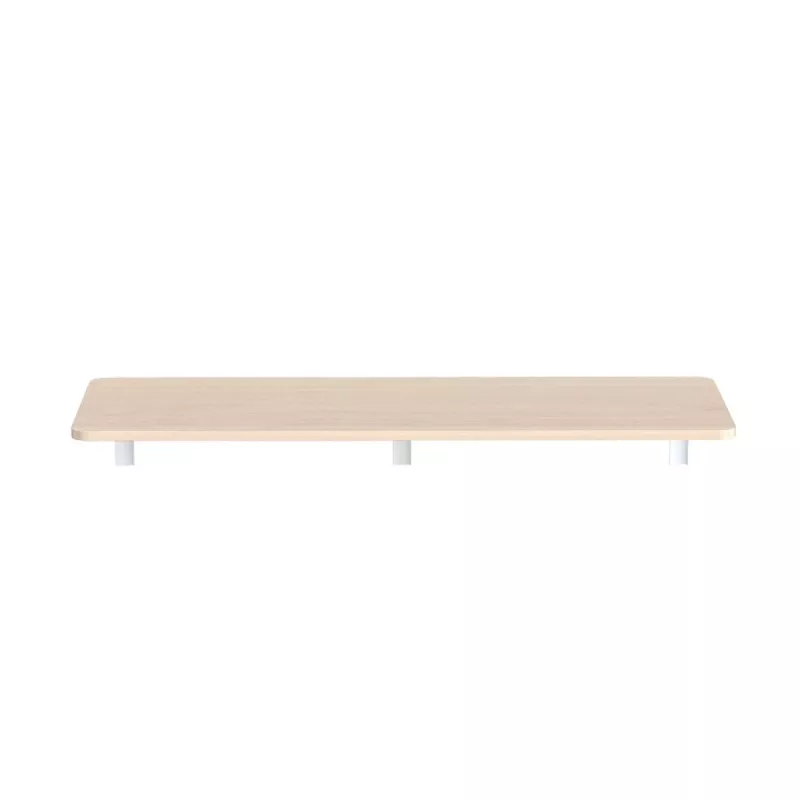 Składana półka ścienna MACLEAN MC-128 WD 100×40 cm wykończenie drewnopodobne