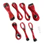 CableMod kabel Kit C-Series PRO ModMesh RM Czarny Label CM-PCSR-16P3KIT-NKR-R – kable PSU i GPU w oplocie, ModMesh, czerwony